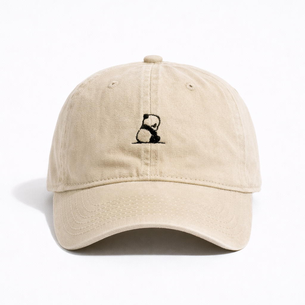Gorra Drill Lavado Panda Zen