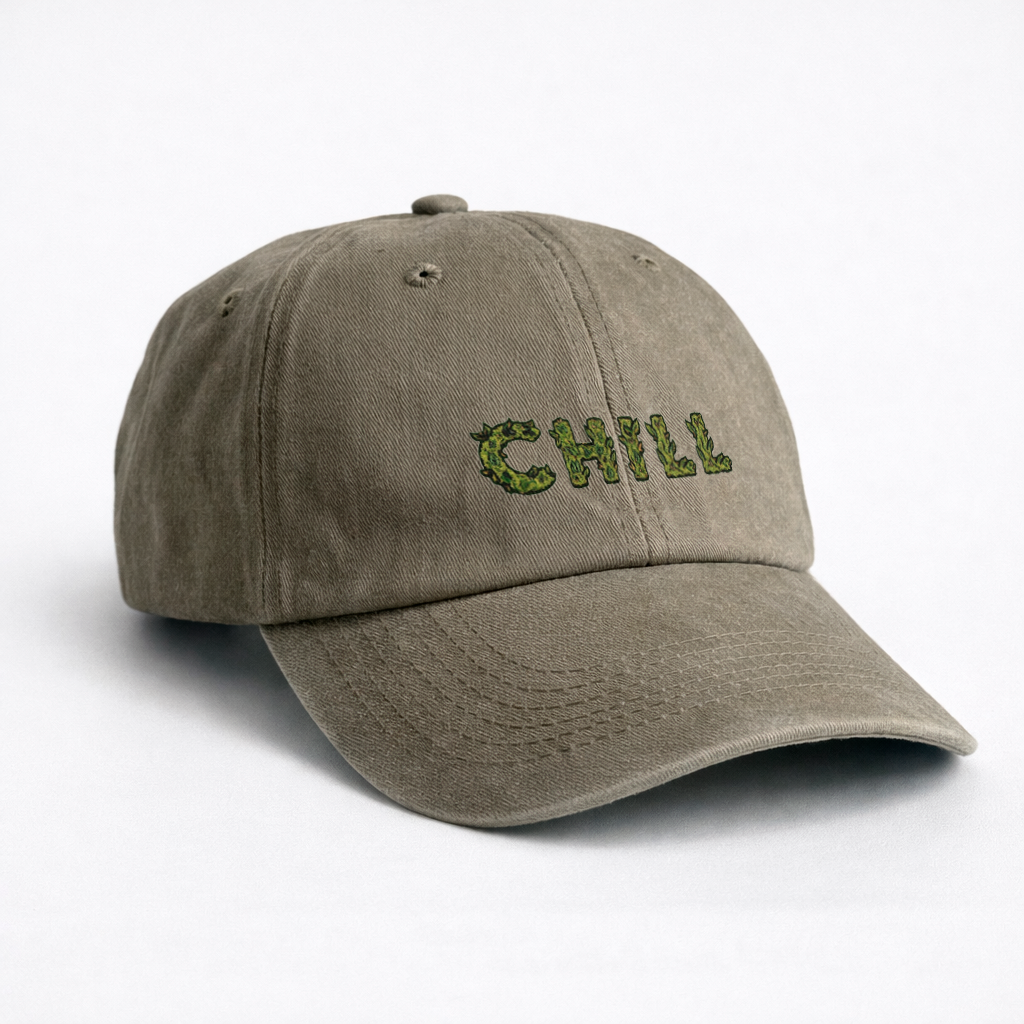 Gorra Drill Lavado "Chill"