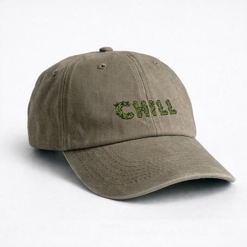 Gorra Drill Lavado "Chill"