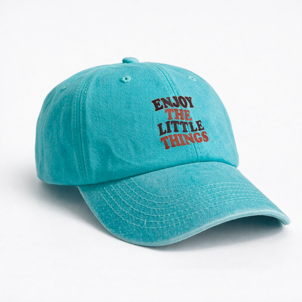 Gorra Drill Lavado "Enjoy The Little Things"