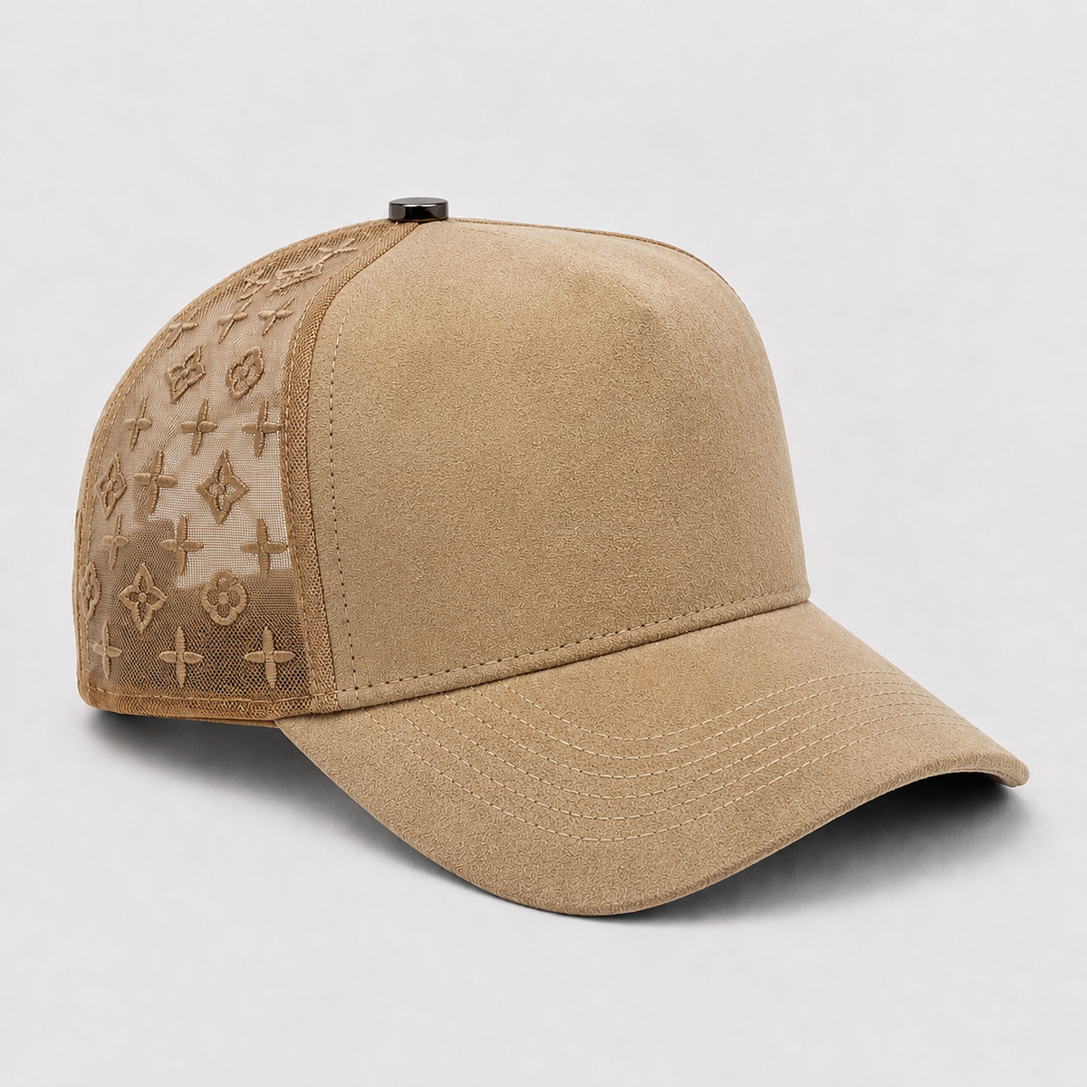 GORRA GAMUZA TRUCKER MONOGRAMA