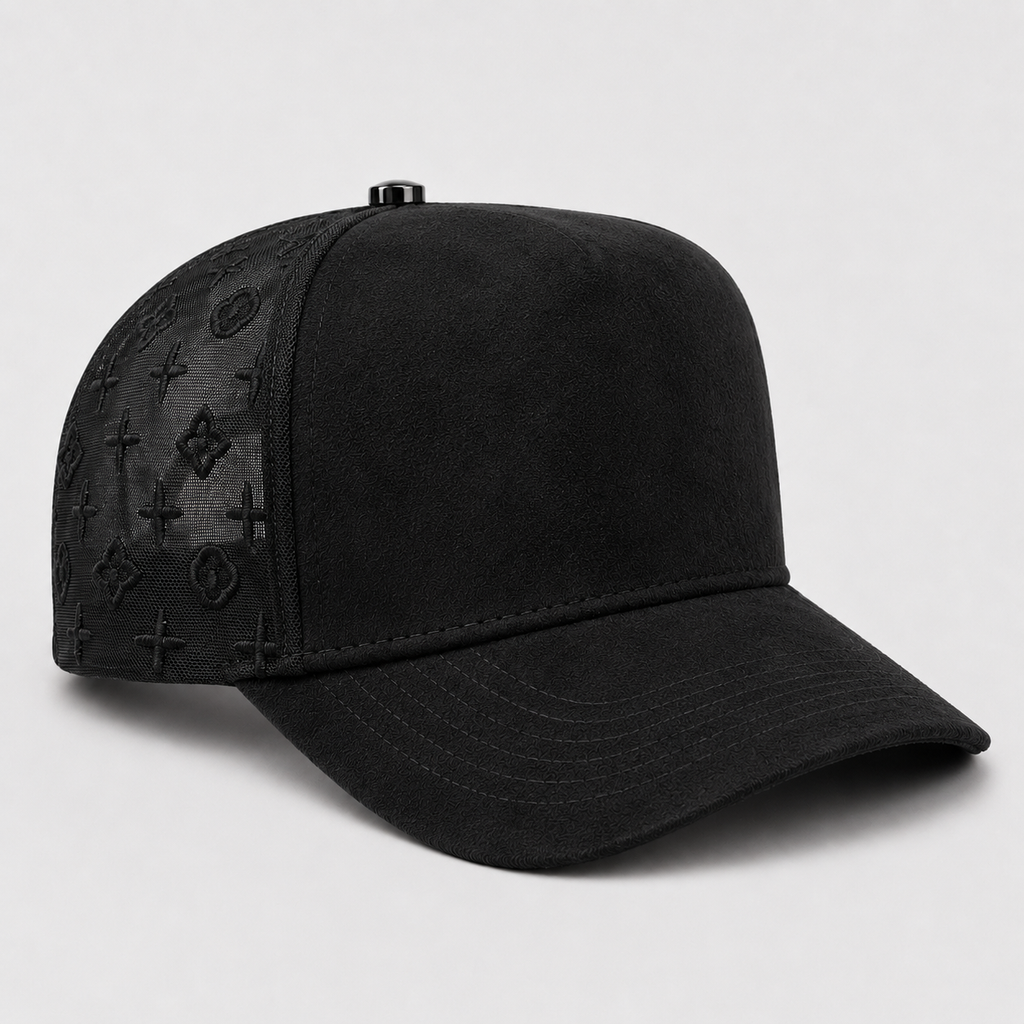 GORRA GAMUZA TRUCKER MONOGRAMA