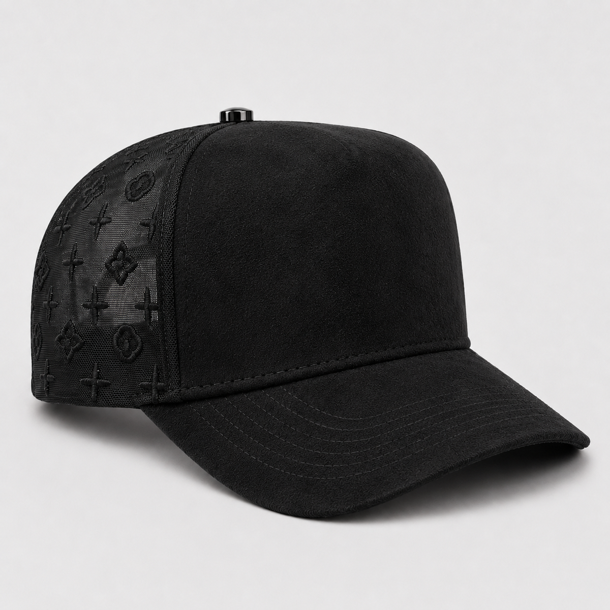 GORRA GAMUZA TRUCKER MONOGRAMA