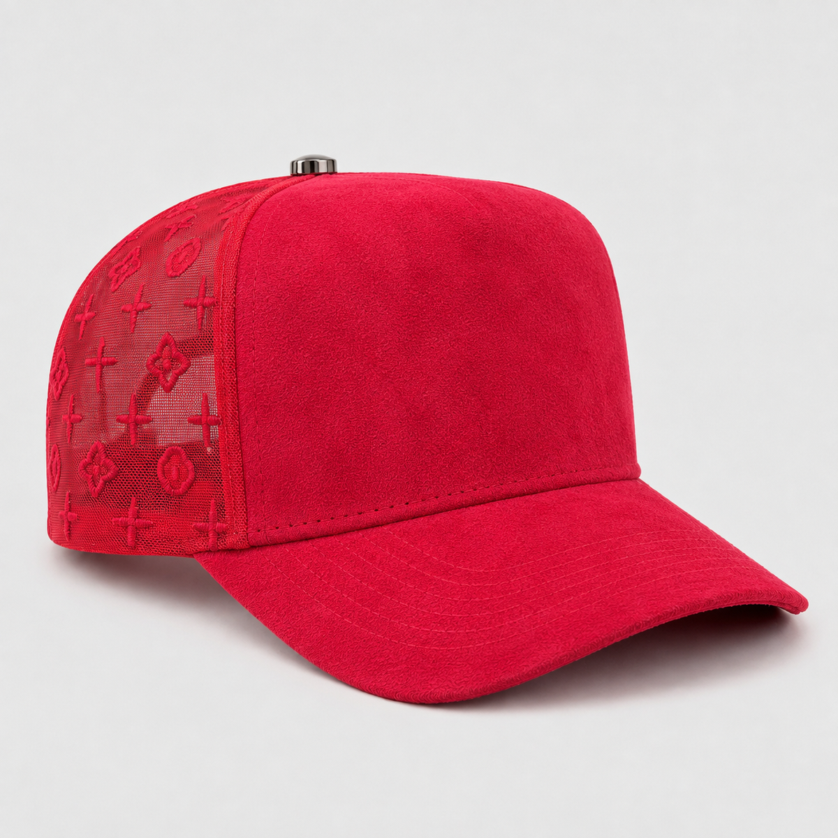 GORRA GAMUZA TRUCKER MONOGRAMA