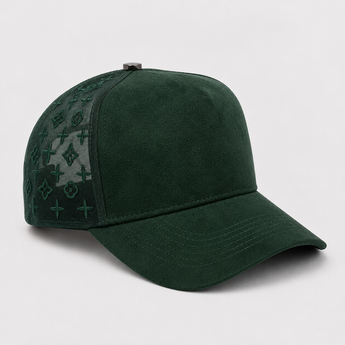 GORRA GAMUZA TRUCKER MONOGRAMA