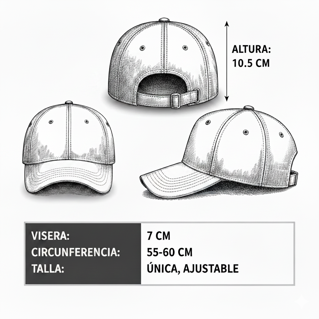 Gorra Drill Lavado Palmera
