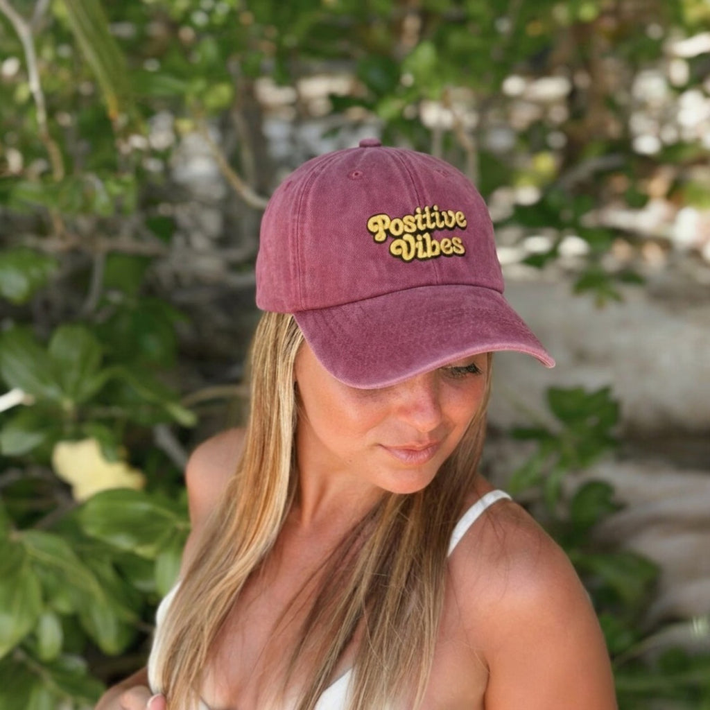 Gorra Drill Lavado Vibras Positivas