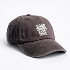 Gorra Drill Lavado "Good Things Take Time"