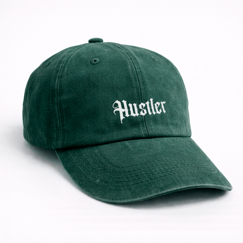 Gorra Drill Lavado "Hustle"