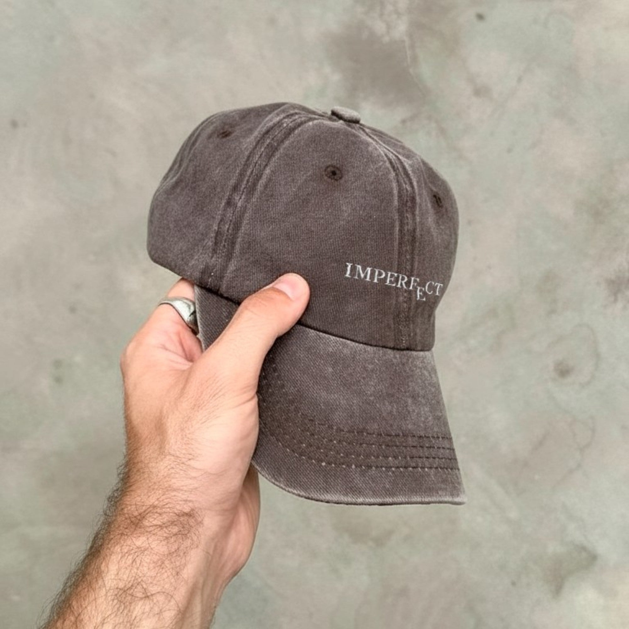 Gorra Drill Lavado "Imperfect"