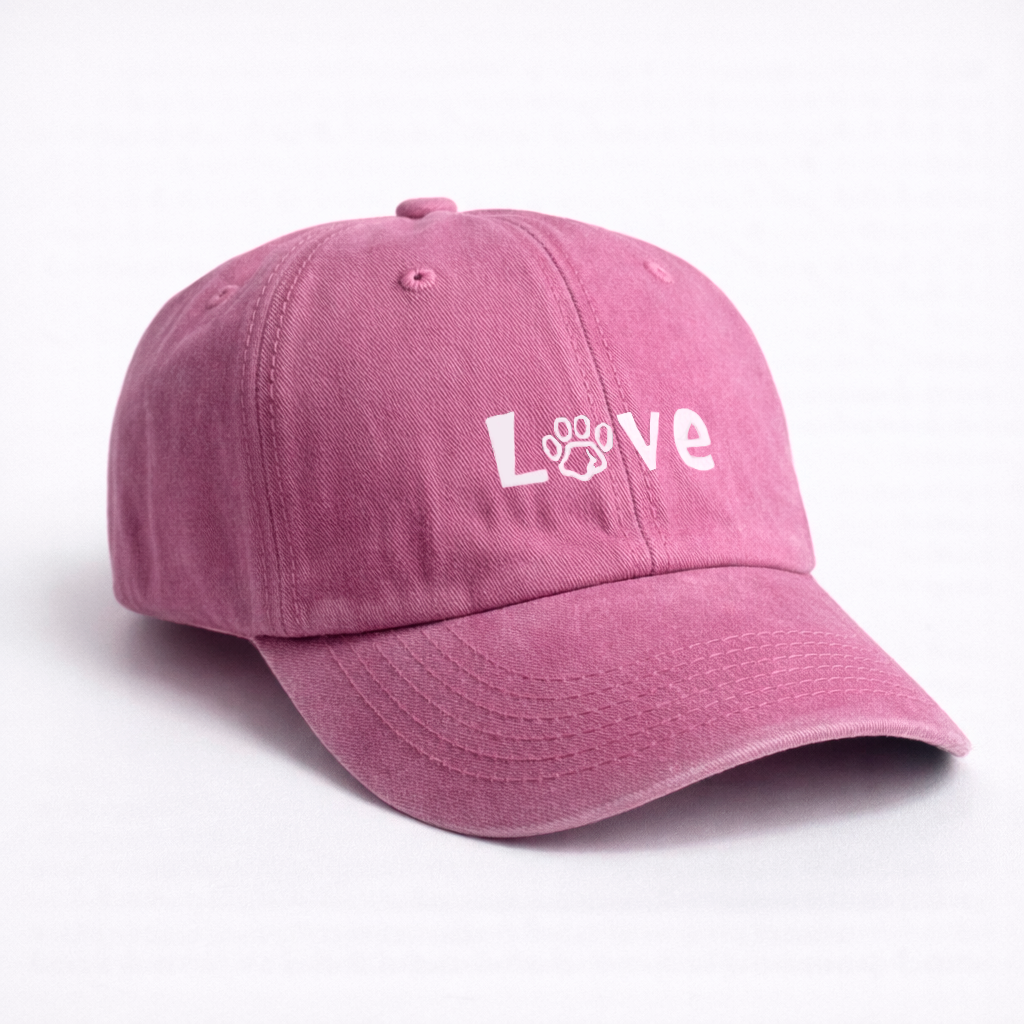 Gorra Drill Lavado Love Dog