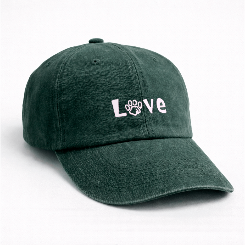 Gorra Drill Lavado Love Dog