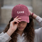 Gorra Drill Lavado Love Dog