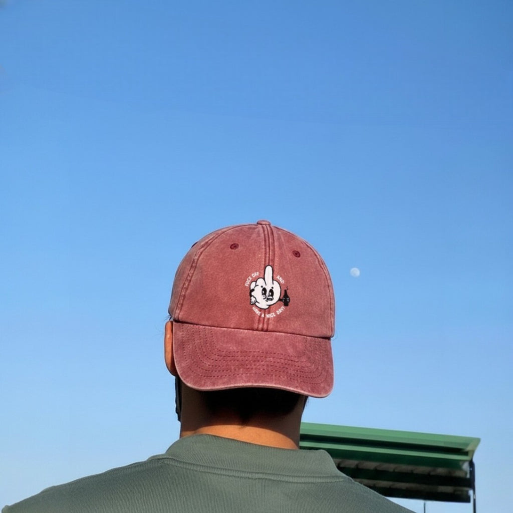 Gorra Drill Lavado "F*ck Off"
