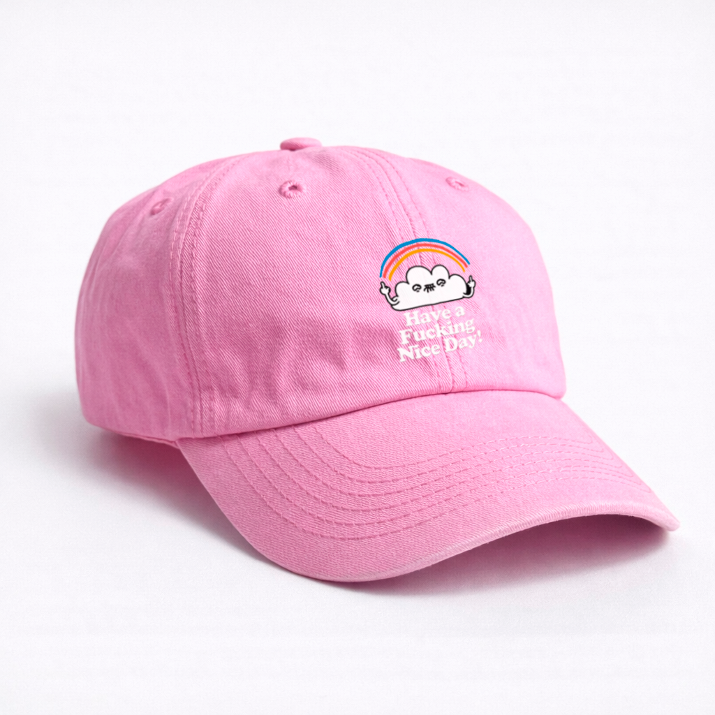 Gorra Drill Lavado "Have a F*cking Nice Day"