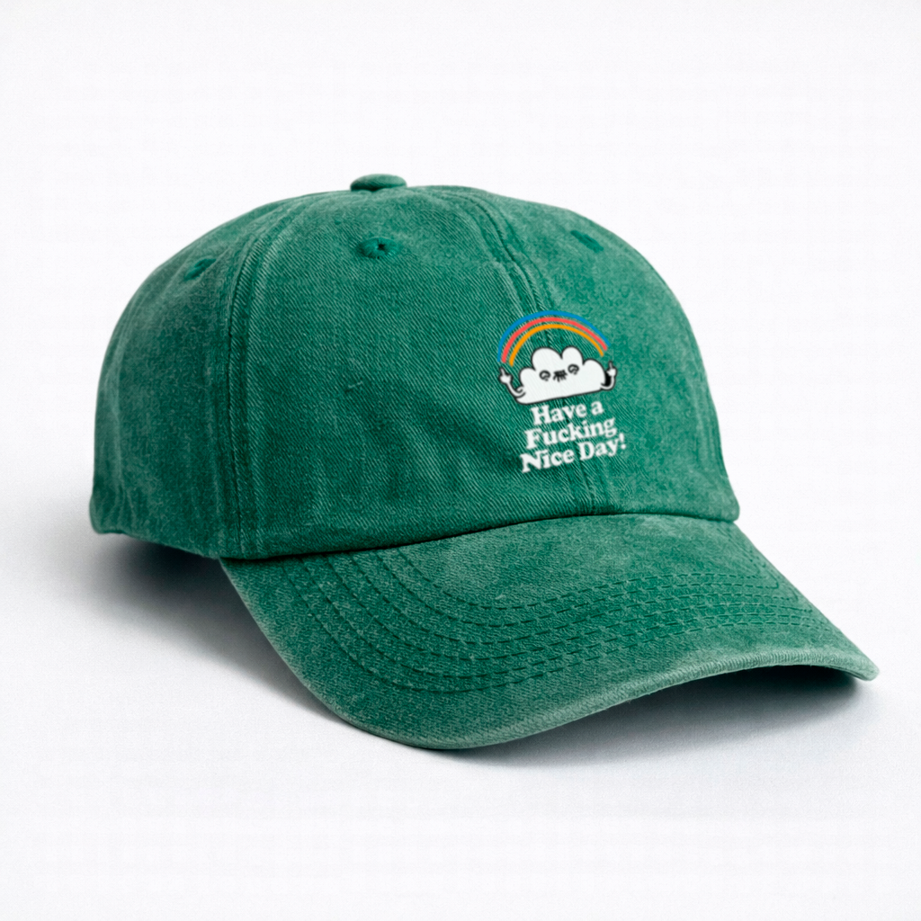 Gorra Drill Lavado "Have a F*cking Nice Day"