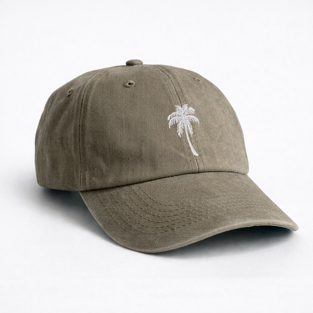 Gorra Drill Lavado Palmera