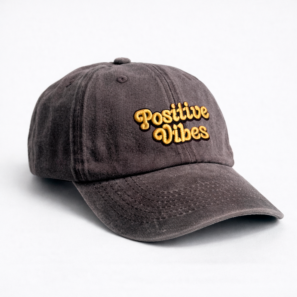Gorra Drill Lavado Vibras Positivas