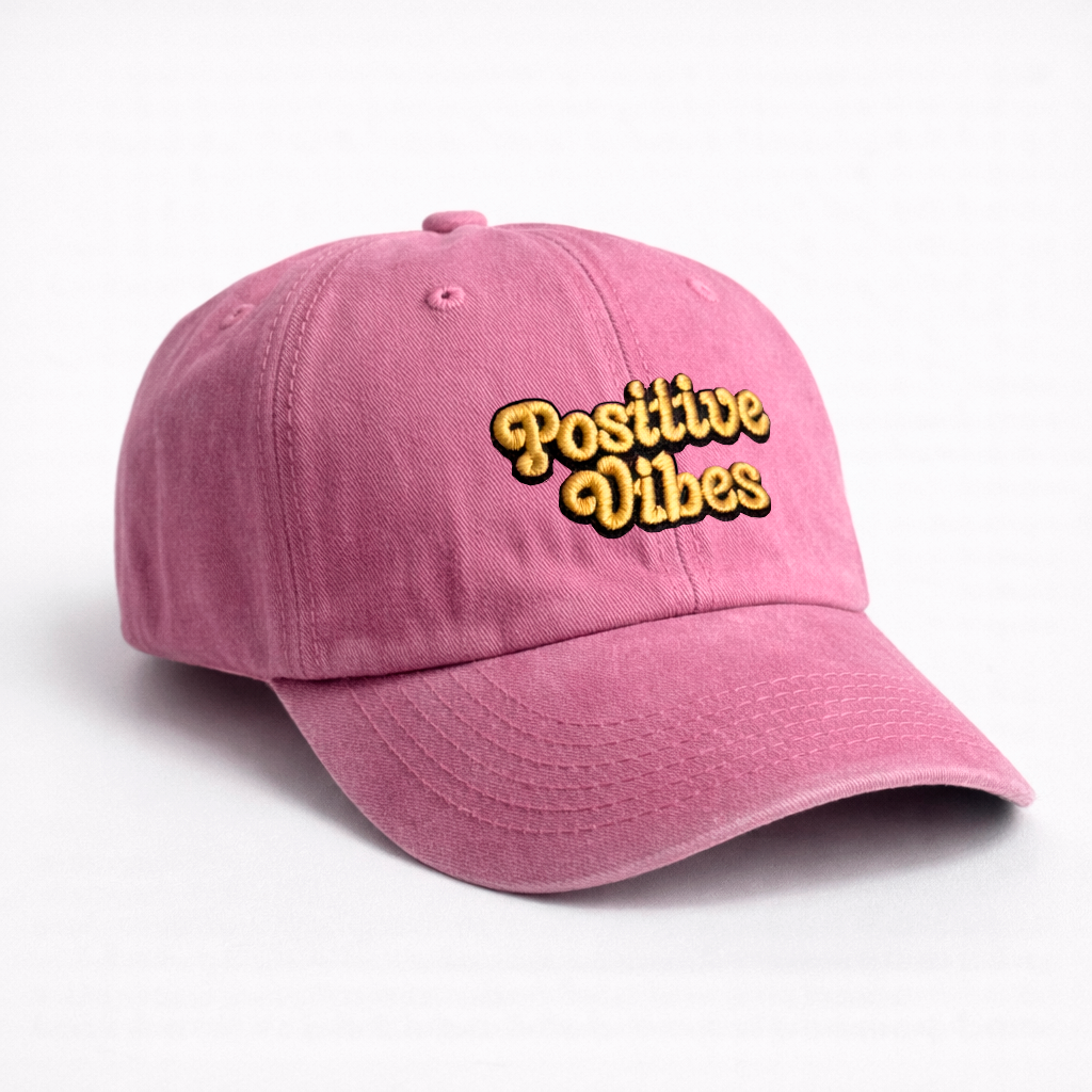 Gorra Drill Lavado Vibras Positivas