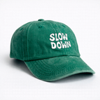 Gorra Drill Lavado "Slow Down"