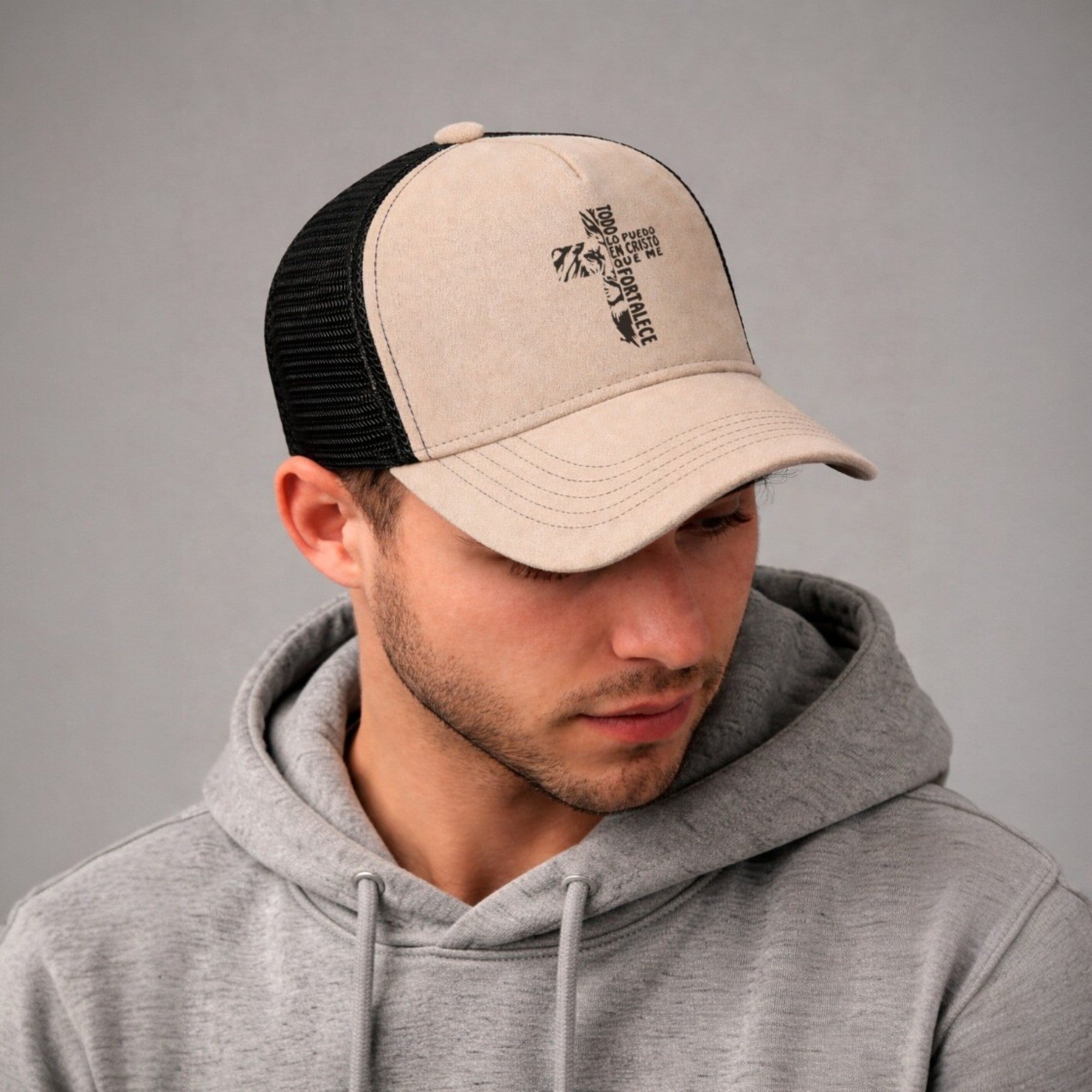 Gorra Gamuza Trucker Todo lo Puedo