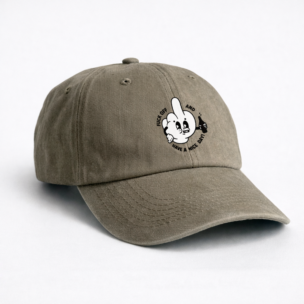 Gorra Drill Lavado "F*ck Off"