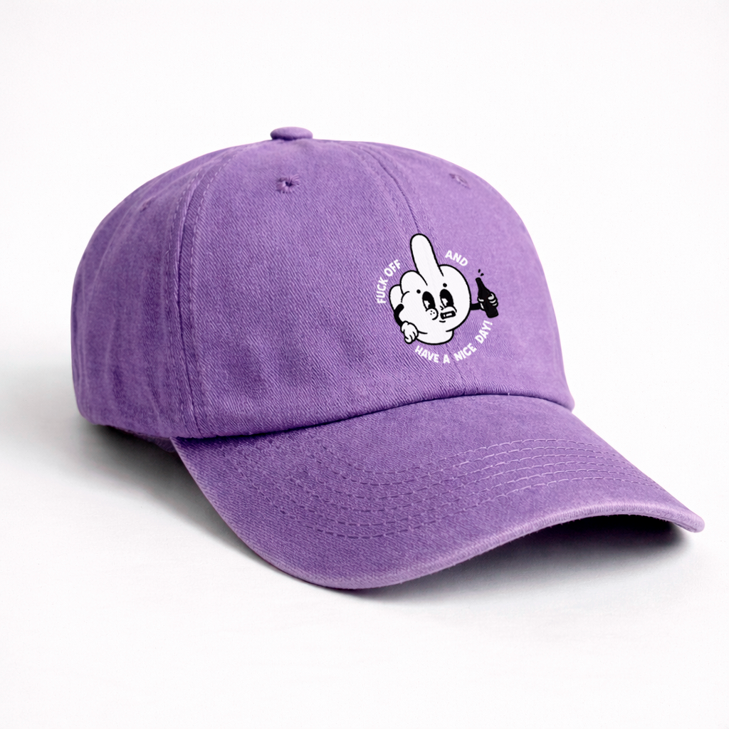 Gorra Drill Lavado "F*ck Off"