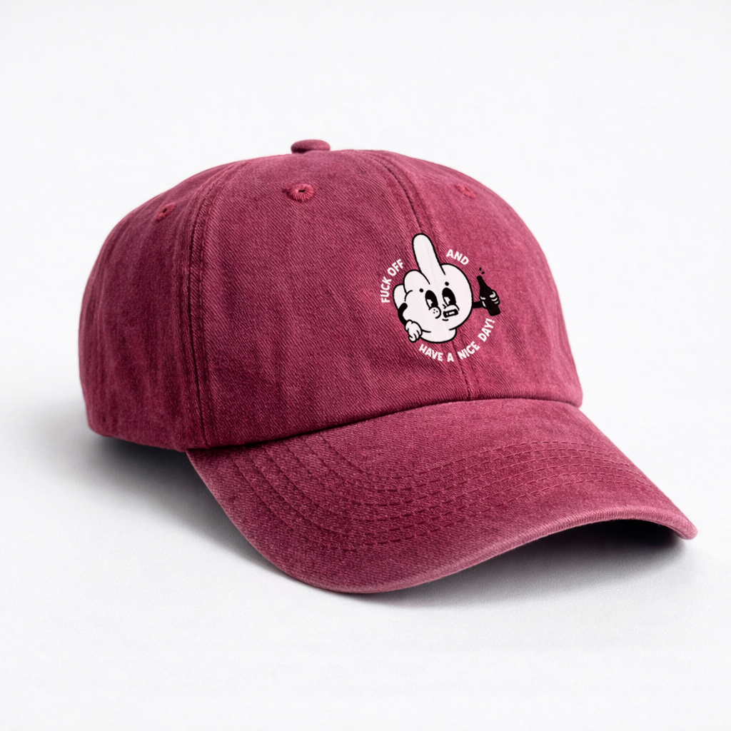 Gorra Drill Lavado "F*ck Off"