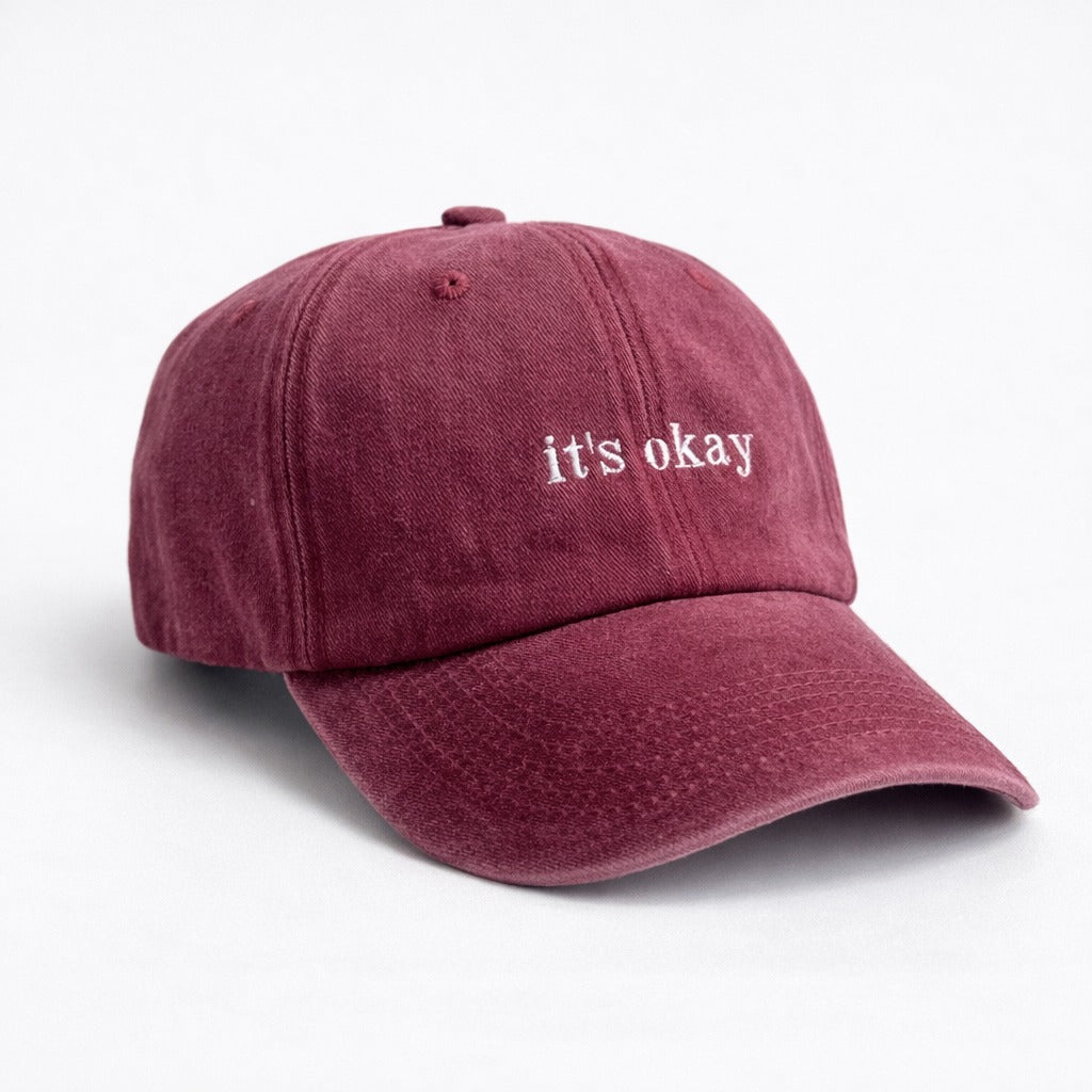 Gorra Drill Lavado "It's Okay"