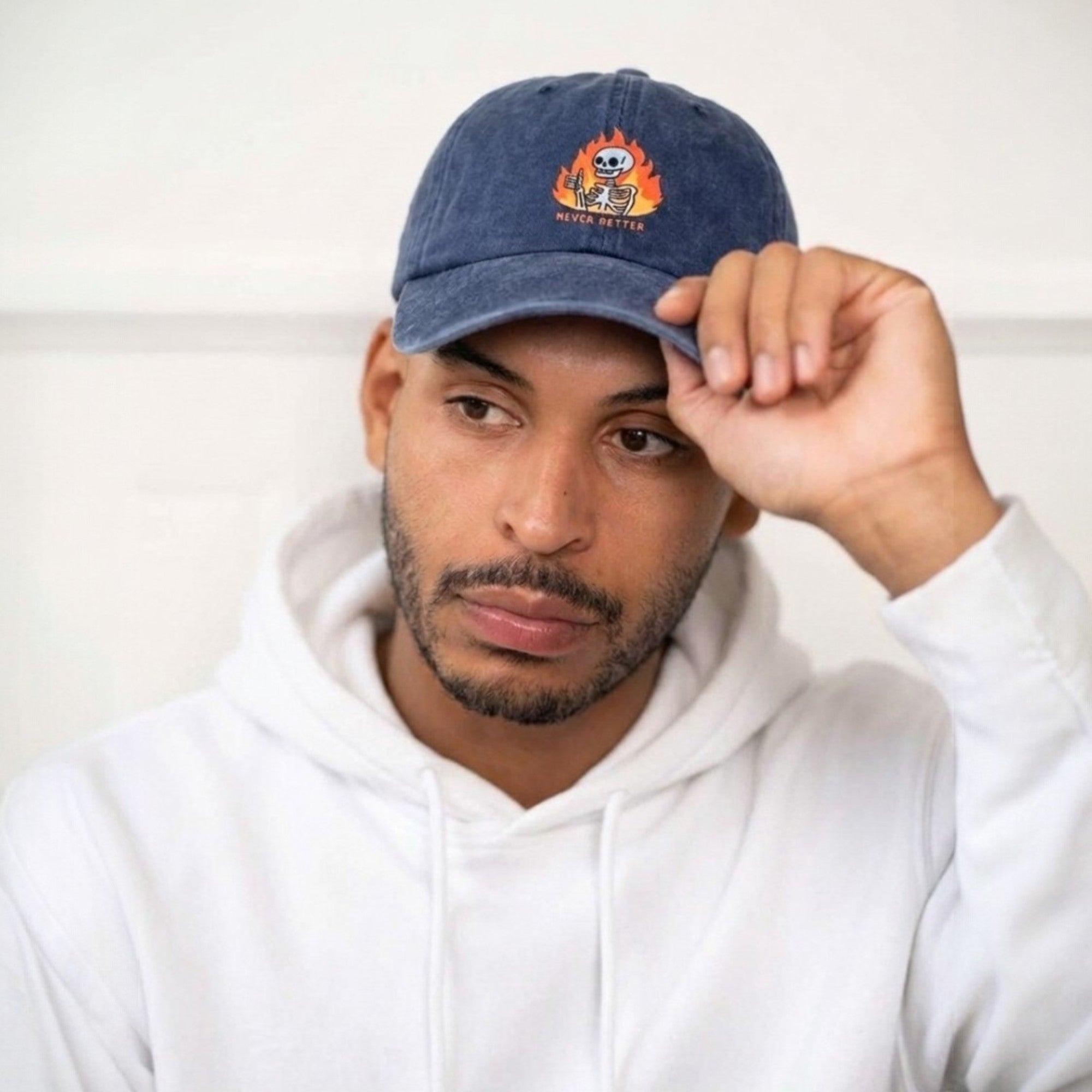 Gorra Drill Lavado "Never Better"